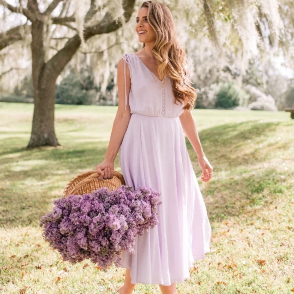 Gal Meets Glam Lavender Dress